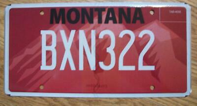 Single Montana License Plate - Rocky Mountain Hemophilia And Bleeding Disorders