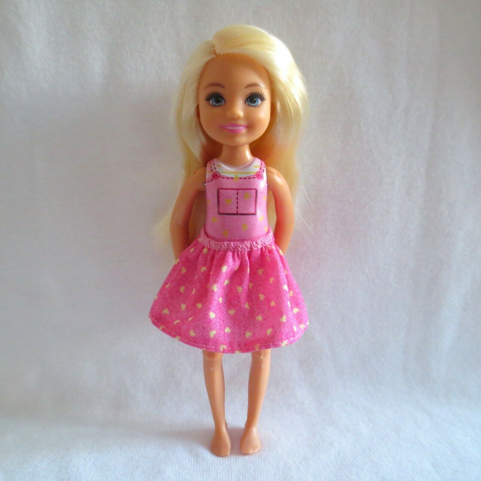 New Barbie Hugs N Horses Chelsea Horse Riding Doll W Pink Skirt ~ Bendable Knees