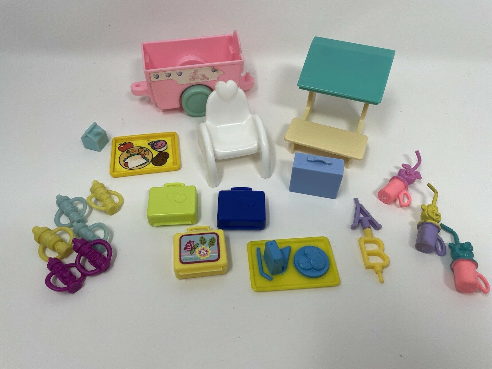 Barbie Kelly Doll Baby Nursery School Lunch Box Lot Accessories Playground Toys