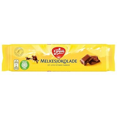 Melkesjokolade: Norwegian Milk Chocolate Bar From Freia 200 Grs. Made Since 1920