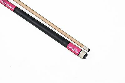 58 " Pink 2 Pce Hardwood Maple Pool Cue Billiard Stick Choose 18 Oz
